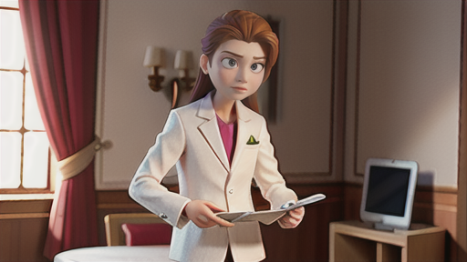 杖持ち少年の衣装