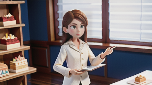 ケーキチャームという演出